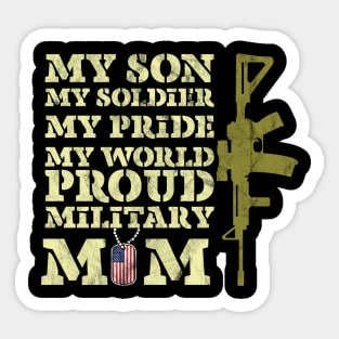 Proud Military Mom Gift Sticker